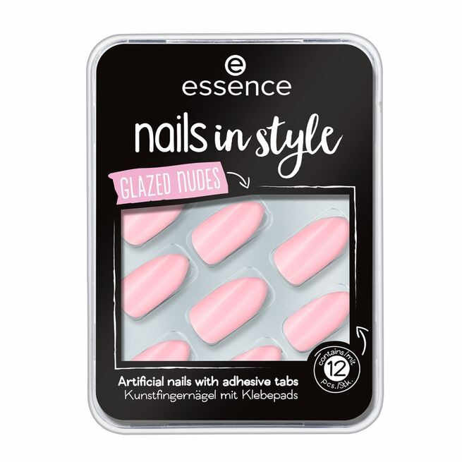 ESSENCE NAILS IN STYLE GLAZED NUDES UNGHII FALSE GET YOUR NUDES ON 08