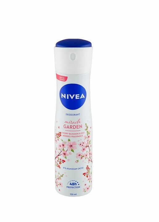NIVEA MIRACLE GARDEN CHERRY BLOSSOM & RED BERRIES 48H PROTECTION SPRAY ANTIPERSPIRANT