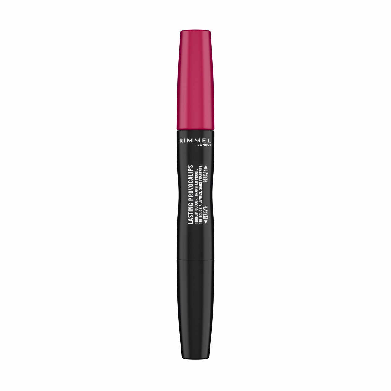 RUJ CU PERSISTENTA INDELUNGATA LASTING PROVOCALIPS DOUBLE ENDED RIMMEL LONDON POTING PINK 310