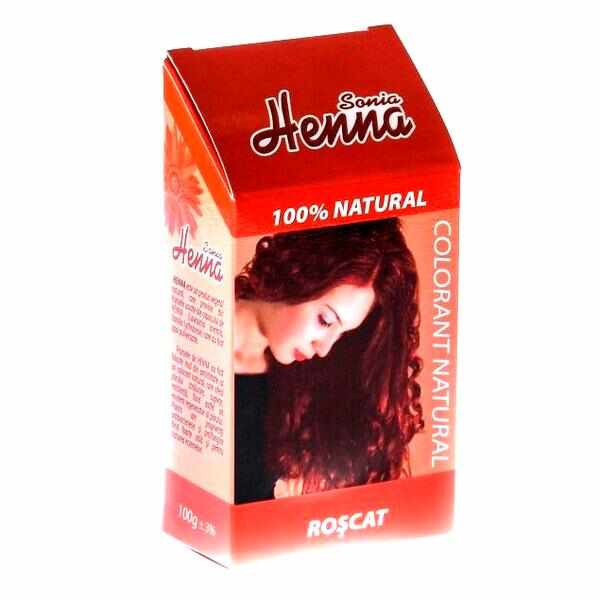 Colorant Natural Henna Sonia, Roscat, 100 g