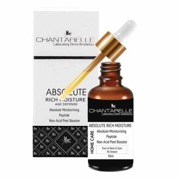Exfoliant Chantarelle Absolute Rich Moisture Peptide Non-Acid Peel Booster Face & Neck & Eyes CD120230, 30ml