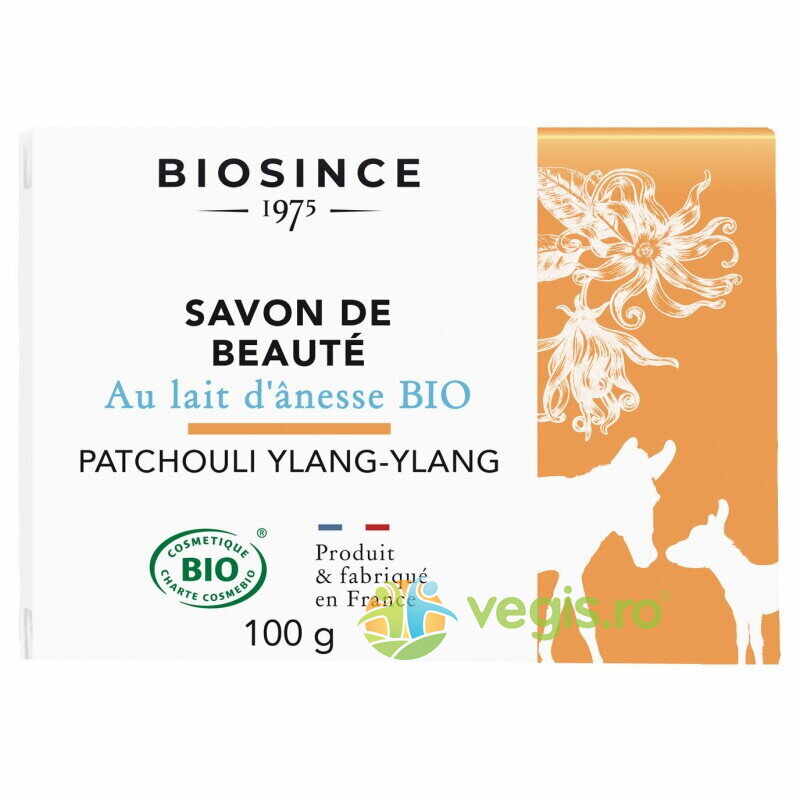 Sapun cu Lapte de Magarita, Patchouli si Ylang-Ylang Ecologic/Bio 100g