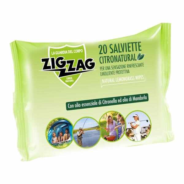 Servetele Umede Anti-Tantari Citronatural Zig Zag, 20 buc