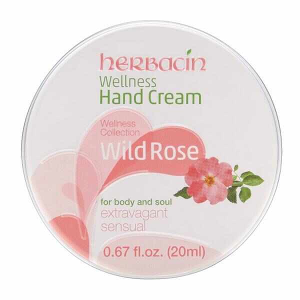 Crema maini cu trandafir salbatic, Herbacin, 20 ml