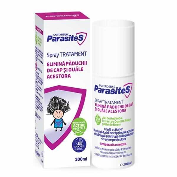 Spray Tratarea Paduchilor Santaderm Vitalia Pharma, 100 ml