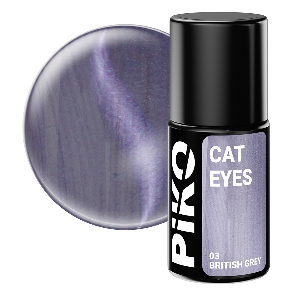 Oja semipermanenta, Piko, 7 ml, Cat Eyes, 03 British Grey