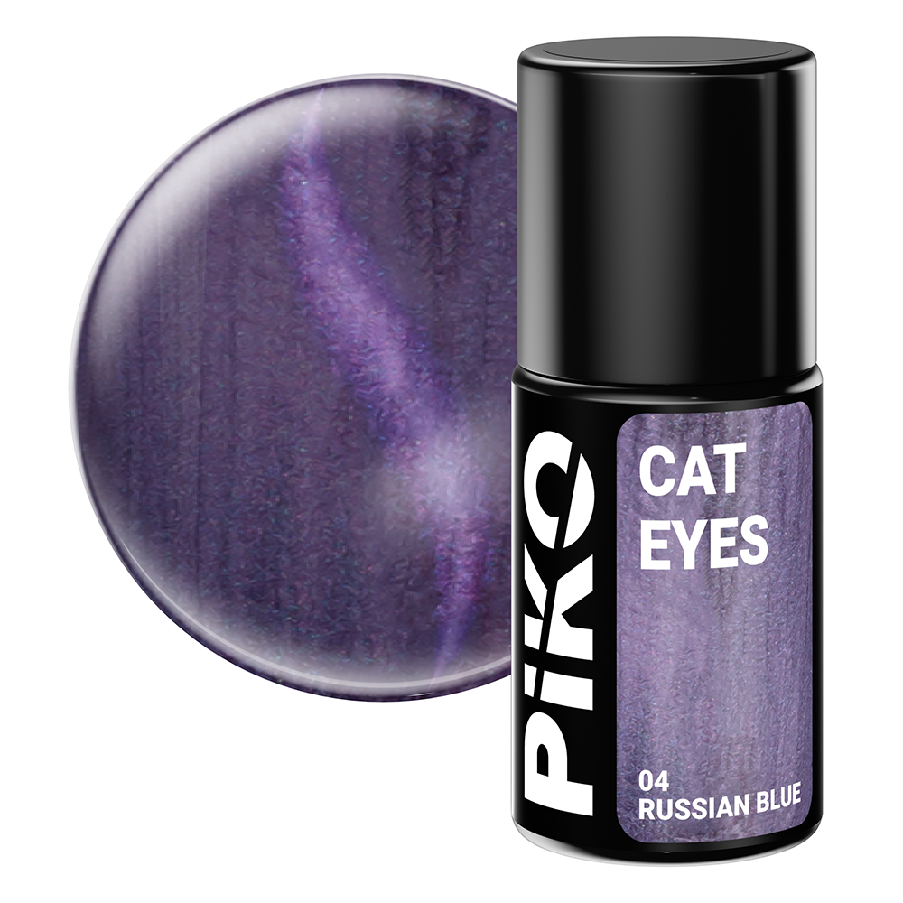 Oja semipermanenta, Piko, 7 ml, Cat Eyes, 04 Russian Blue