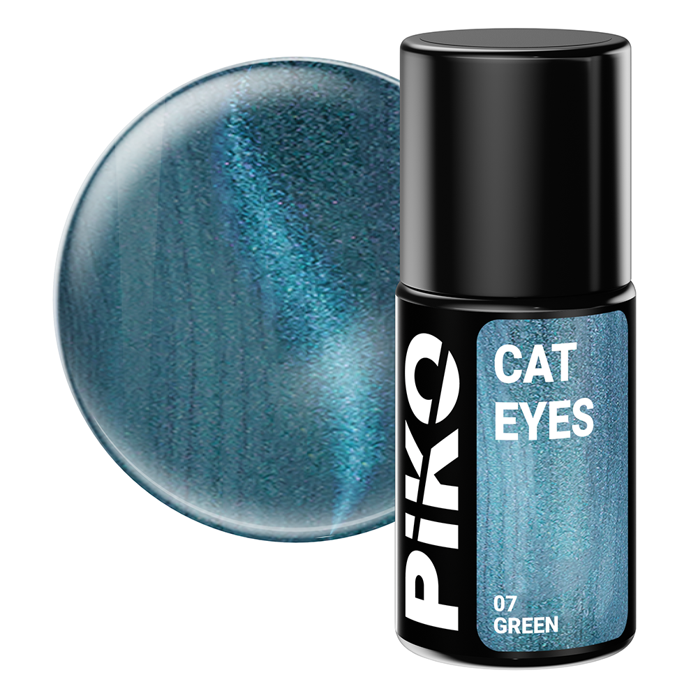 Oja semipermanenta, Piko, 7 ml, Cat Eyes, 07 Green