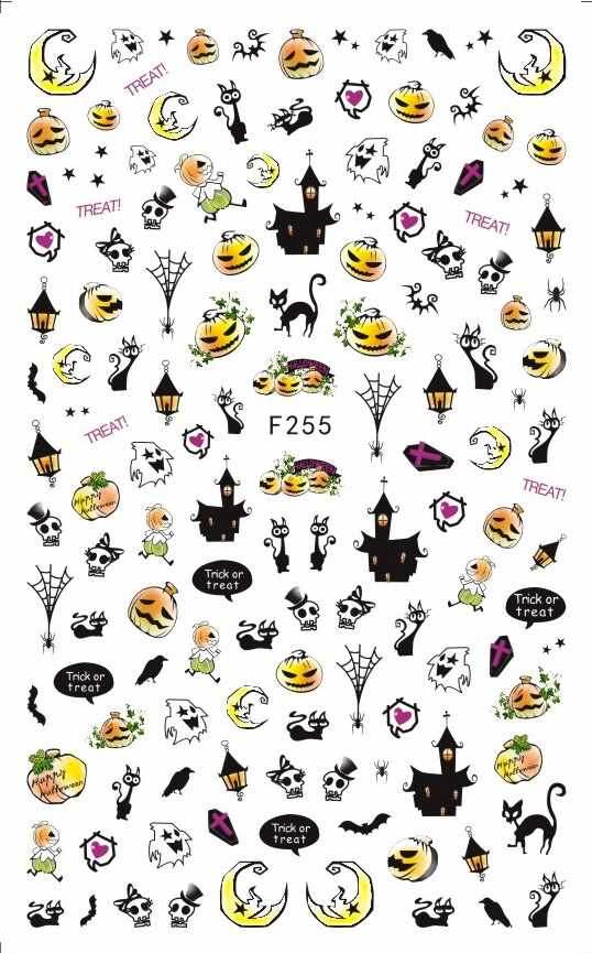 Stickere pentru decor unghii Lila Rossa, pentru Halloween, f255