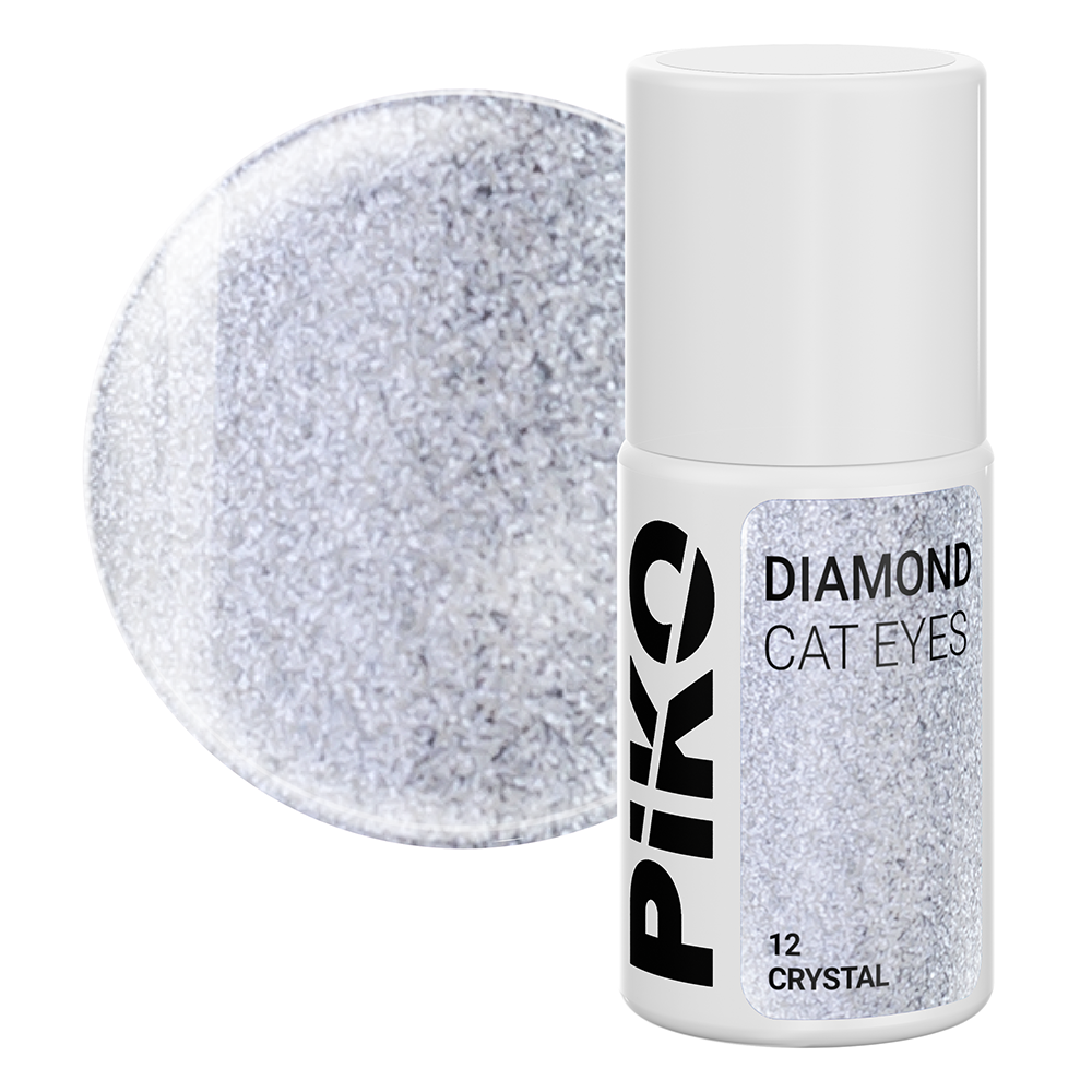 Oja semipermanenta Piko, 7 ml, Diamond Cat Eyes, 12 Crystal