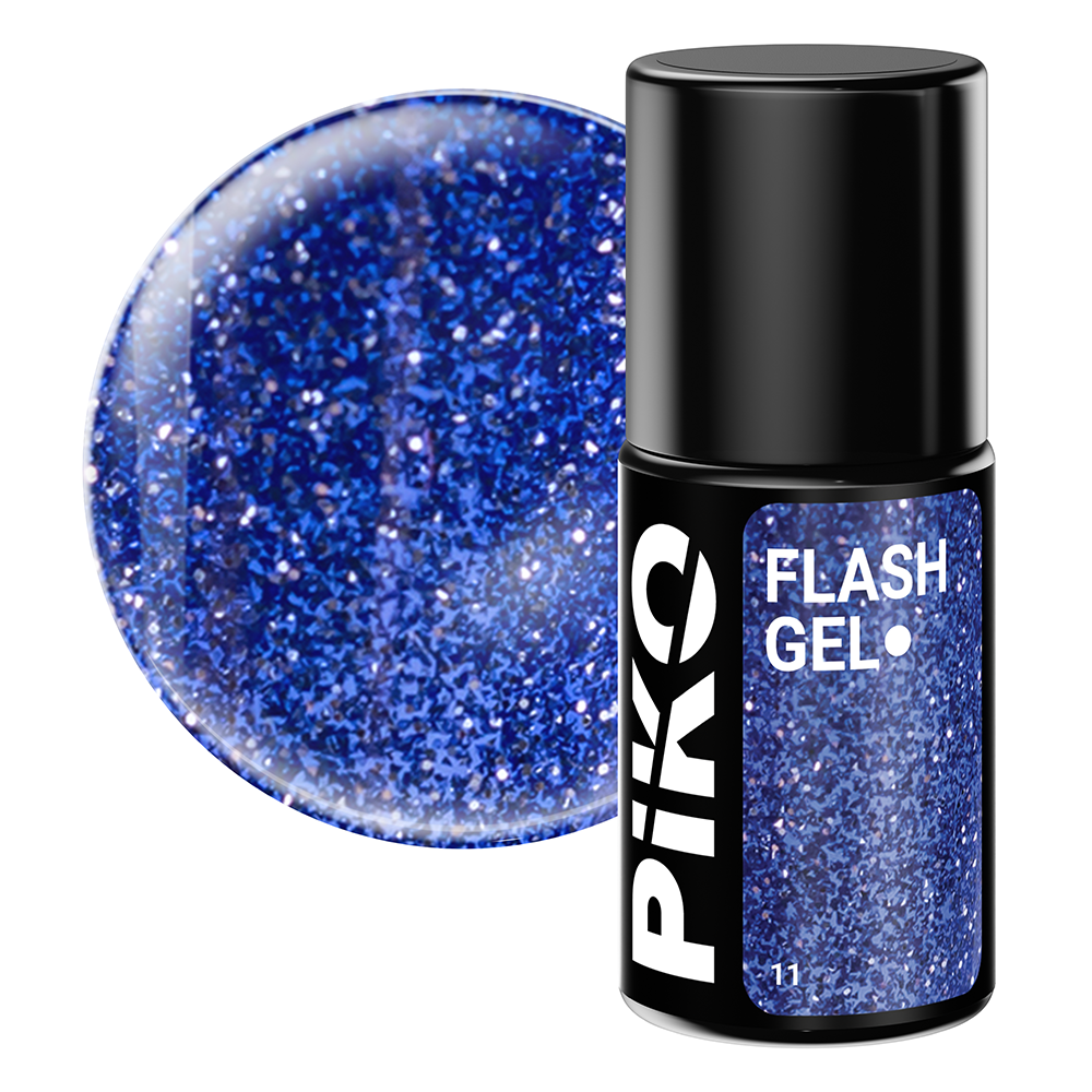 Oja semipermanenta Piko, Flash Gel, 7 g, 11 Blue