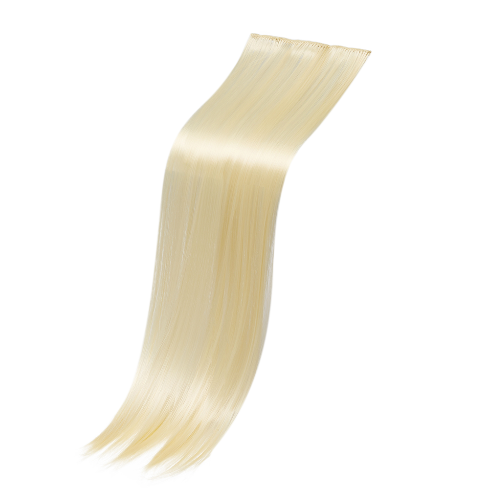 Extensie clip-on Lila Rossa, 60 cm, cu 3 clipsuri, blond deschis