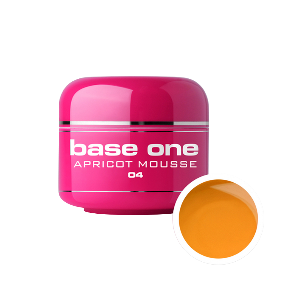 Gel UV color Base One, 5 g, apricot mousse 04