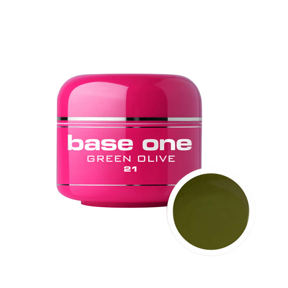 Gel UV color Base One, 5 g, green olive 21