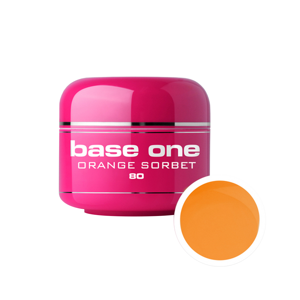 Gel UV color Base One, 5 g, orange sorbet 80