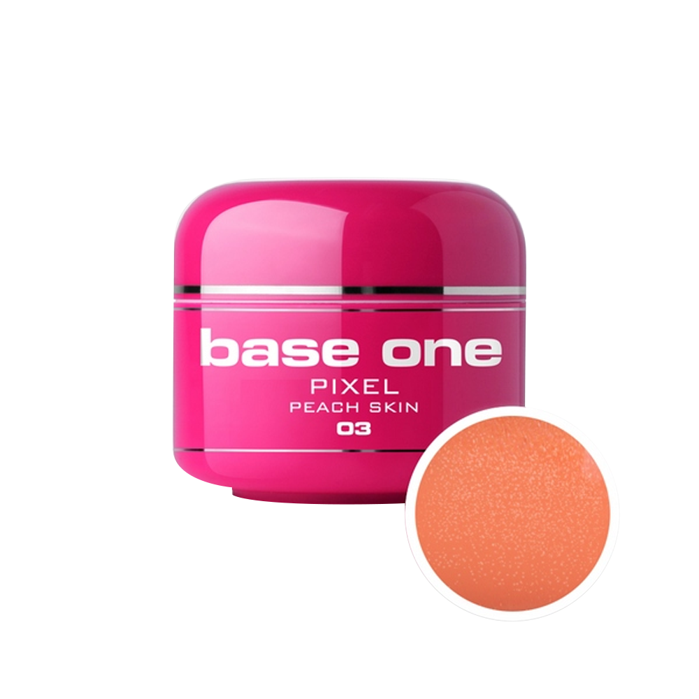 Gel UV color Base One, 5 g, Pixel, peach skin 03