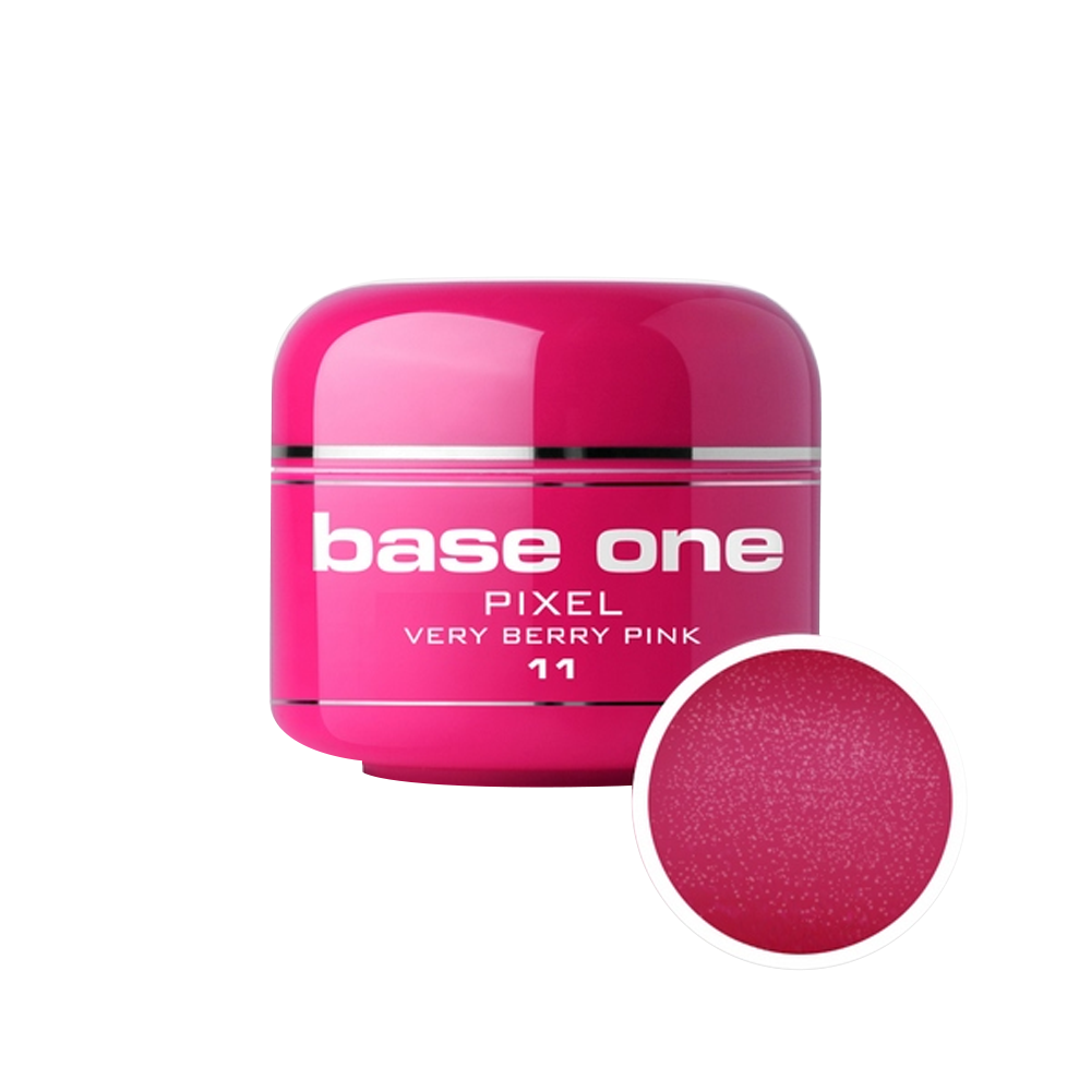 Gel UV color Base One, 5 g, Pixel, very berry pink 11