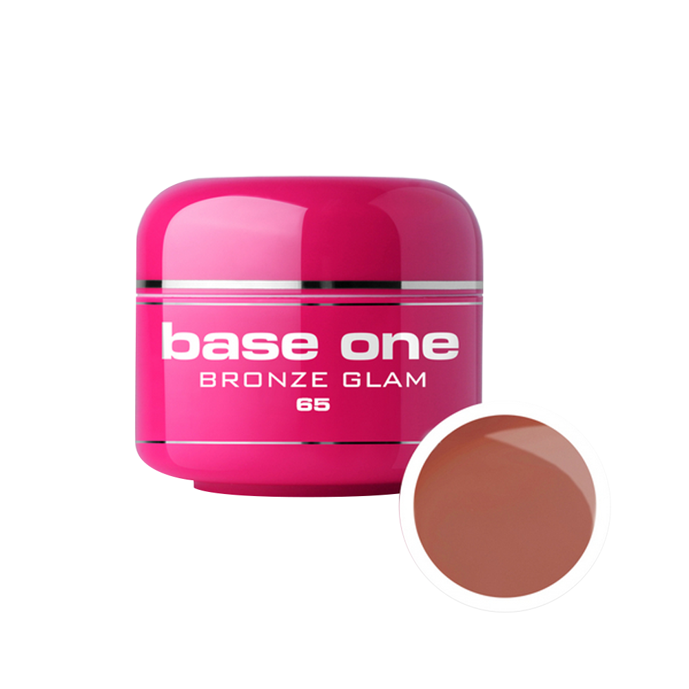 Gel UV color Base One, bronze glam 65, 5 g