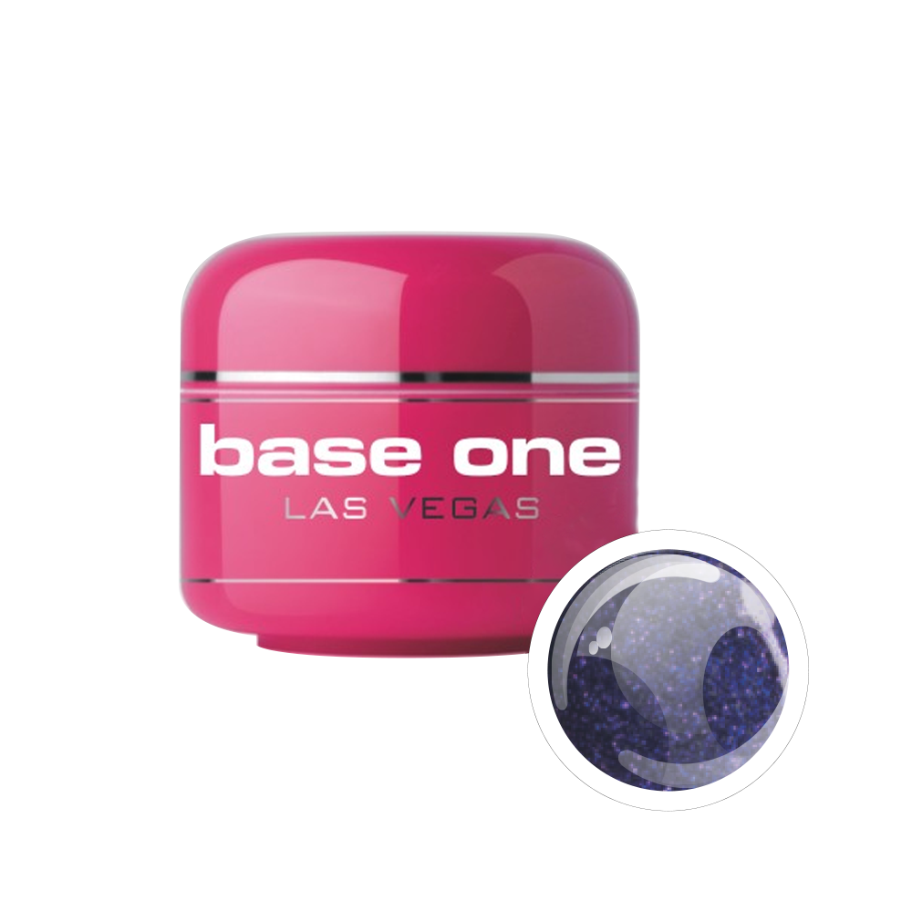 Gel UV color Base One, Las Vegas, binion`s purple 12, 5 g
