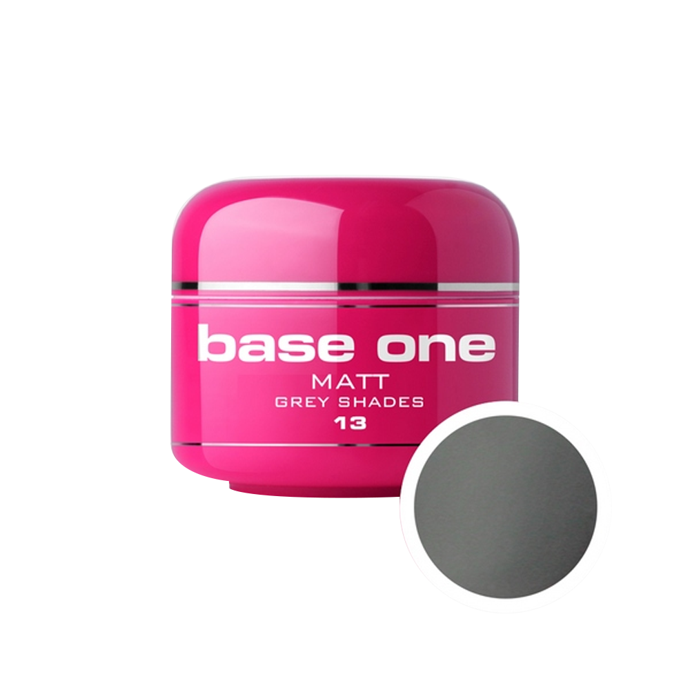 Gel UV color Base One, Matt, grey shades 13, 5 g