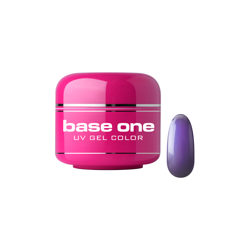 Gel UV color Base One, Metallic, deep plum 46, 5 g