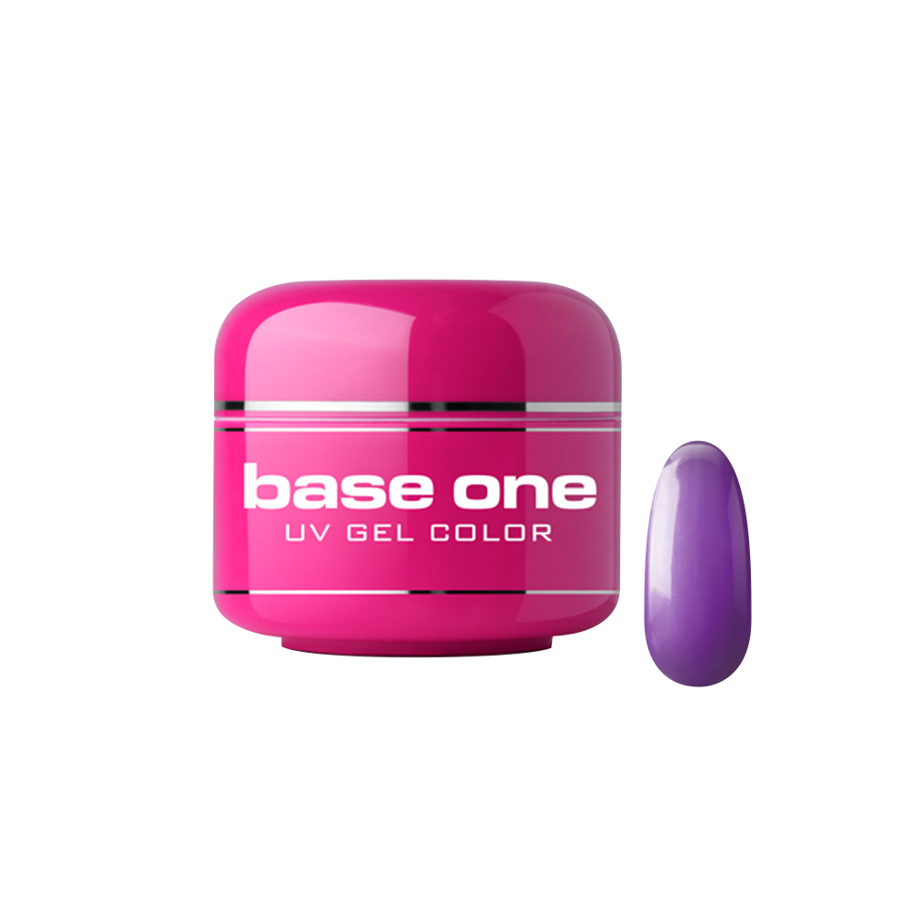 Gel UV color Base One, Metallic, purple star 45, 5 g