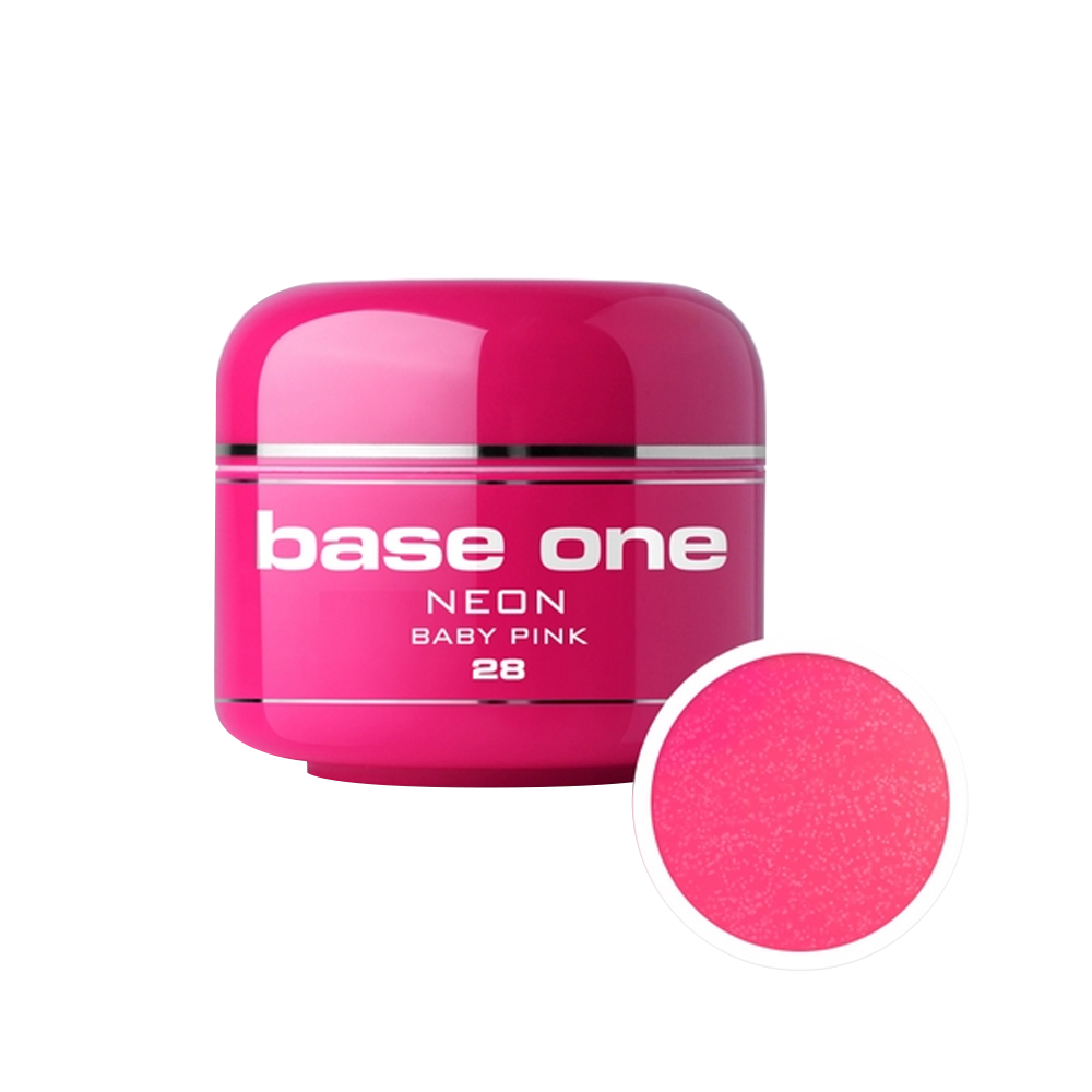 Gel UV color Base One, Neon, baby pink 28, 5 g