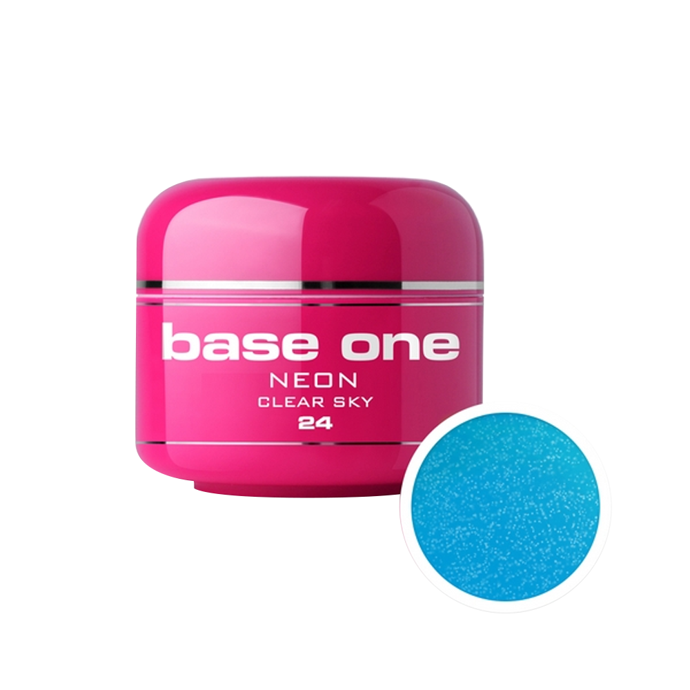 Gel UV color Base One, Neon, clear sky 24, 5g