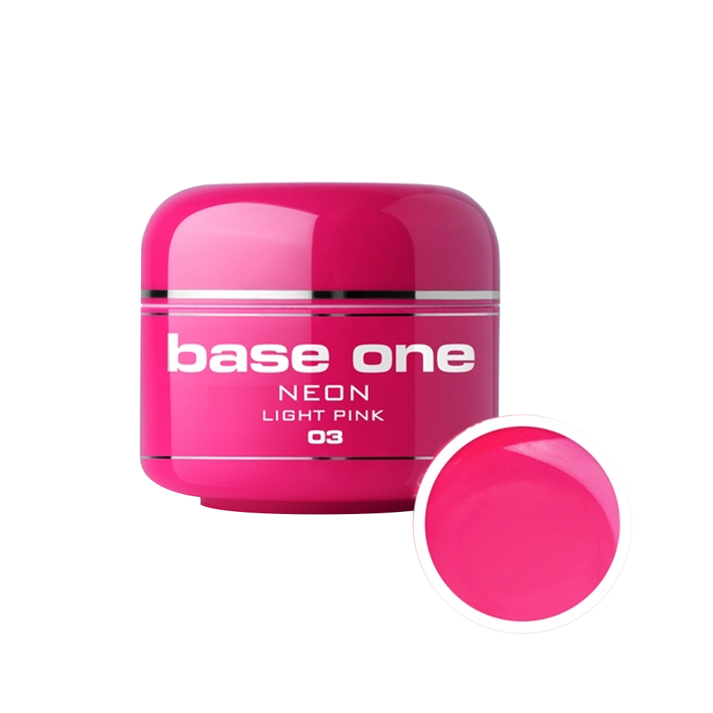 Gel UV color Base One, Neon, light pink 03, 5 g