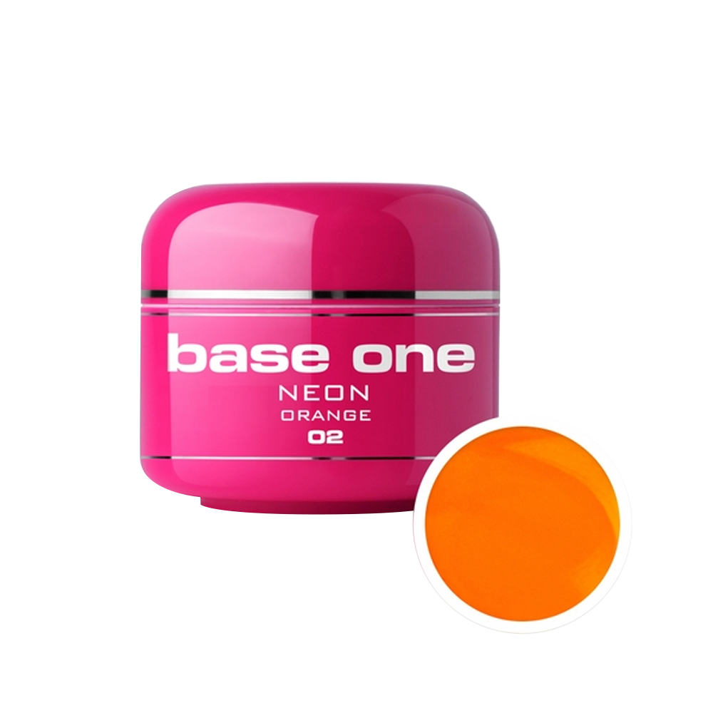 Gel UV color Base One, Neon, orange 02, 5 g