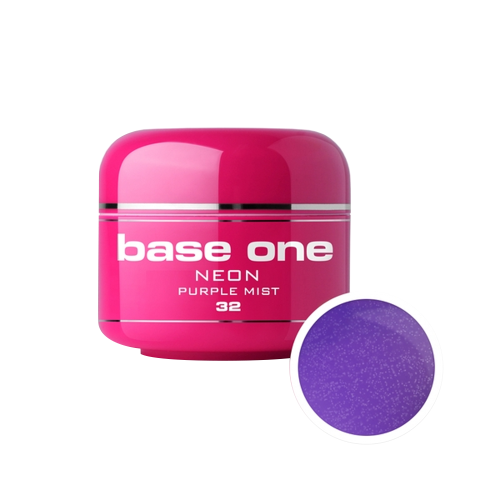 Gel UV color Base One, Neon, purple mist 32, 5 g