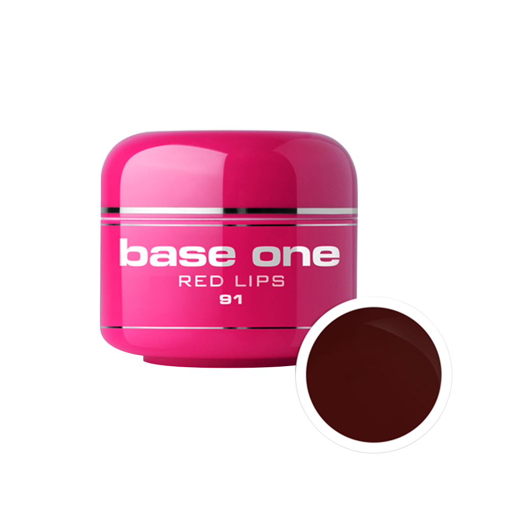 Gel UV color Base One, red lips 91, 5 g