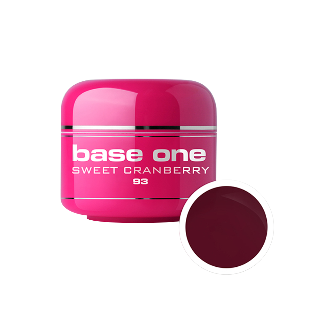 Gel UV color Base One, sweet cranberry 93, 5 g
