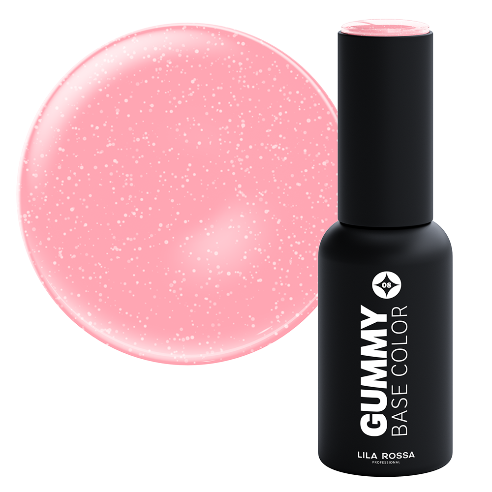 Gummy Base Color, Fairy Puff, Lila Rossa, 7 ml