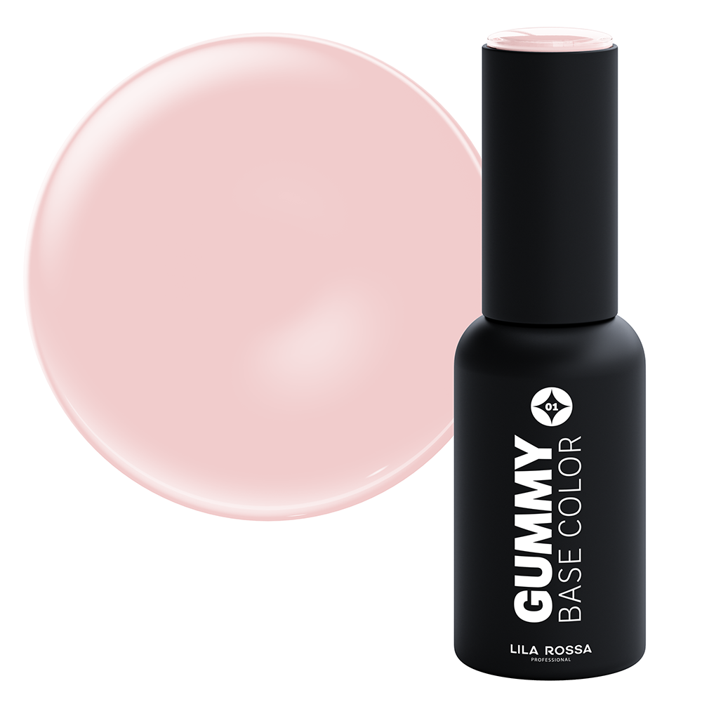 Gummy Base Color, Pink, Lila Rossa, 7 ml