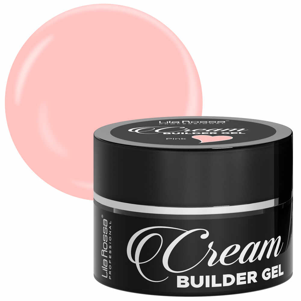 Gel de constructie, Lila Rossa, Cream Builder Gel, Pink , 15 g