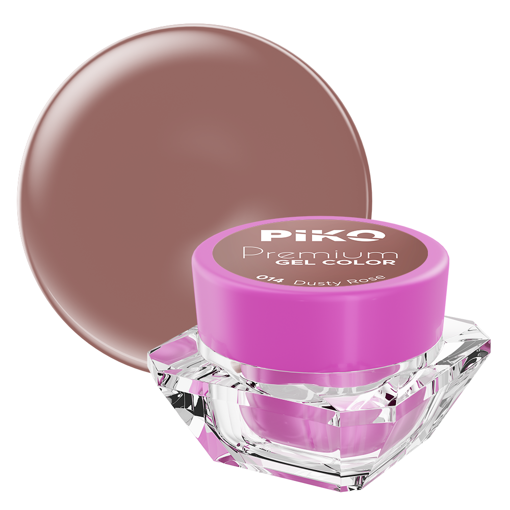 Gel UV color Piko, Premium, 014 Dusty Rose, 5 g