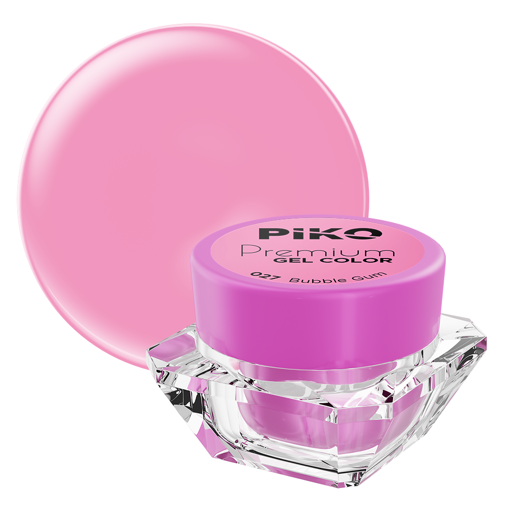 Gel UV color Piko, Premium, 027 Bubble Gum, 5 g