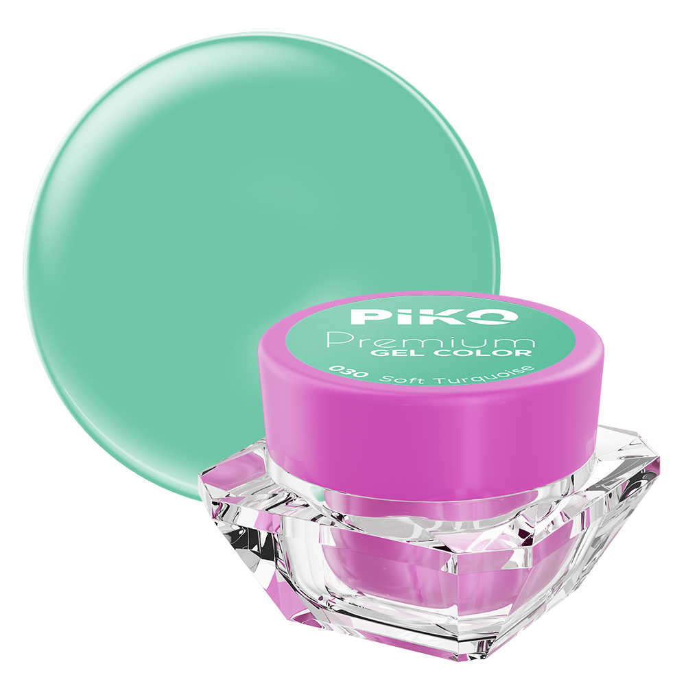 Gel UV color Piko, Premium, 030 Soft Turquoise, 5 g