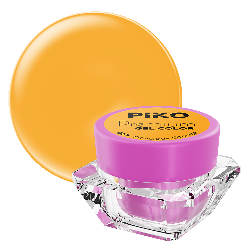 Gel UV color Piko, Premium, 057 Delicious Orange, 5 g