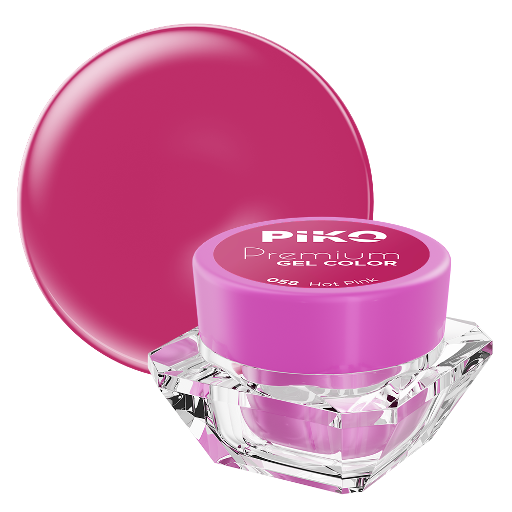 Gel UV color Piko, Premium, 058 Hot Pink, 5 g
