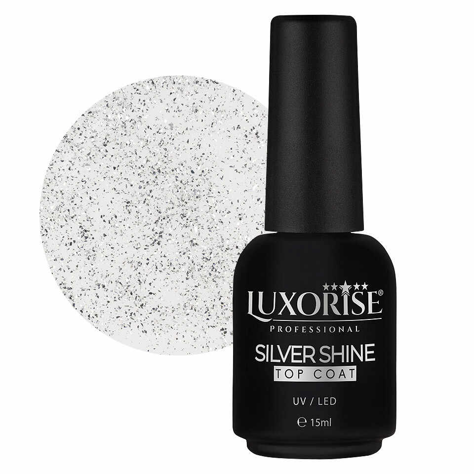 Silver Shine Top Coat LUXORISE, 15ml