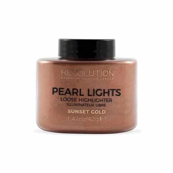 Iluminator Pearl Lights, Sunset Gold, Makeup Revolution, 25g