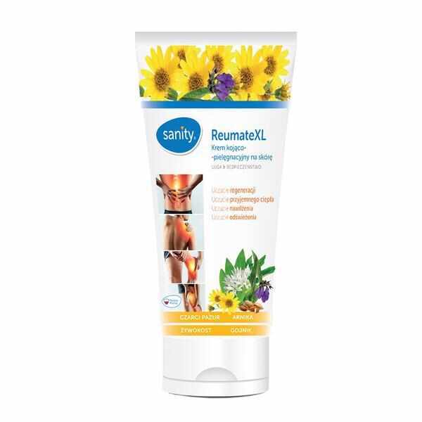 Crema calmanta pentru corp Sanity Reumate XL, cu efect de hidratare, regenerare si revigorare, 75ml