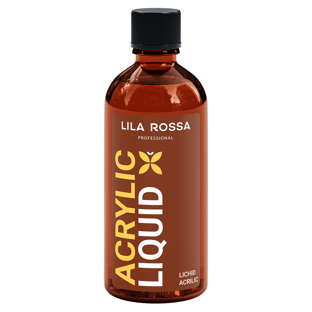 Lichid acrilic Lila Rossa, 90 ml, solutie profesionala pentru pudra acrilica