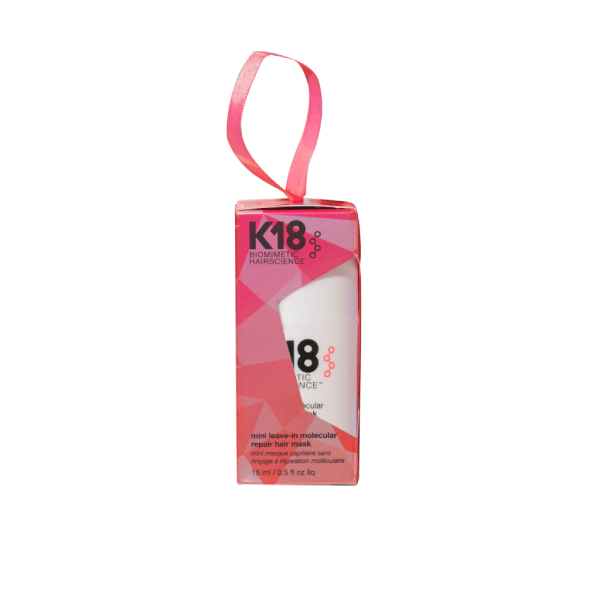 Masca pentru par K18 Biomimetic Hairscience Leave In molecular repair hair mask Holiday Ornament 15 ml