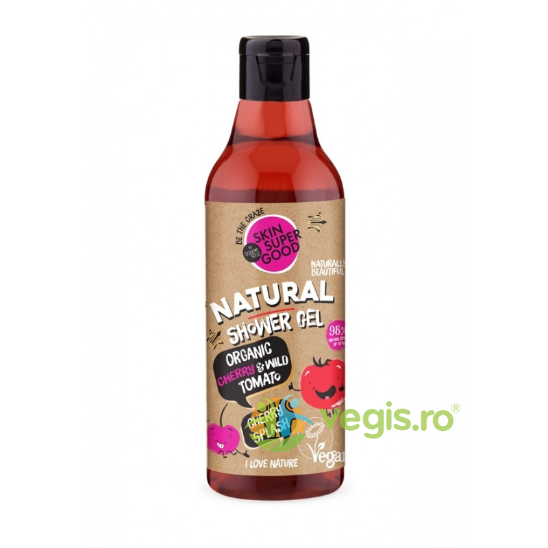 Gel de Dus Natural Cherry Splash - Skin Supergood 250ml