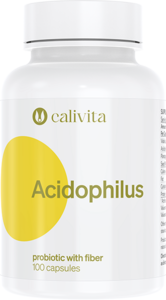 Acidophilus CaliVita (100 capsule) Produs probiotic cu fibre