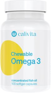 Chewable Omega 3 Lemon Flavour CaliVita (100 capsule gelatinoase masticabile) capsule omega 3 aromate