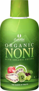 Organic Noni (946 ml)suc de noni organic cu struguri albi, cirese negre si rodii organiceInapoi